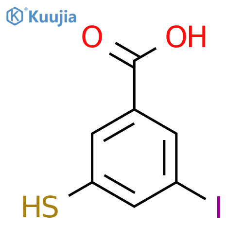3-iodo-5-sulfanylbenzoic acid structure