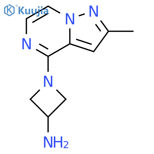 1-(2-methylpyrazolo[1,5-a]pyrazin-4-yl)azetidin-3-amine structure