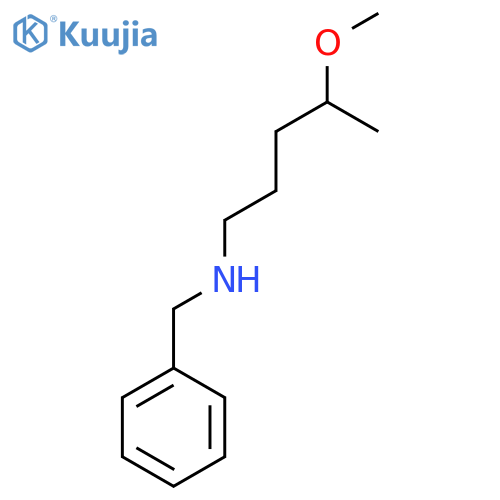 Benzyl(4-methoxypentyl)amine structure