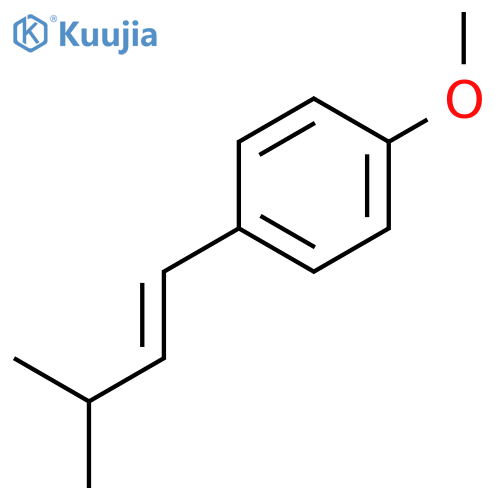 Benzene, 1-methoxy-4-(3-methyl-1-butenyl)- structure