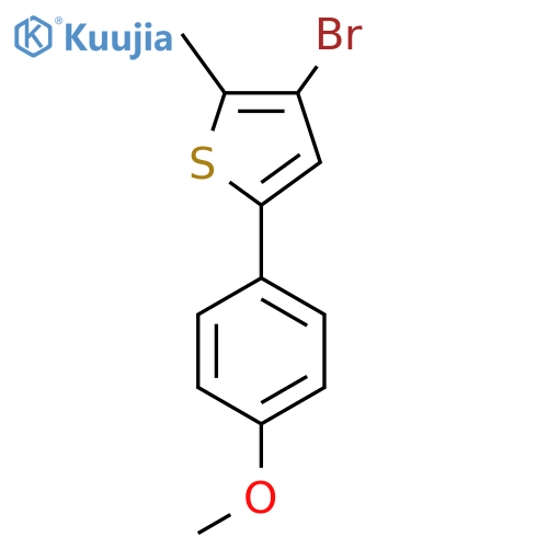 2-Methyl-3-bromo-5-(p-anisyl)thiophene structure