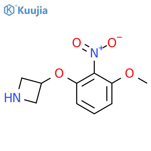 3-(3-methoxy-2-nitrophenoxy)azetidine structure