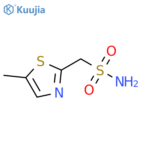 (5-methyl-1,3-thiazol-2-yl)methanesulfonamide structure