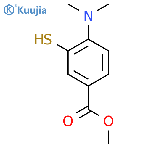 methyl 4-(dimethylamino)-3-sulfanylbenzoate structure