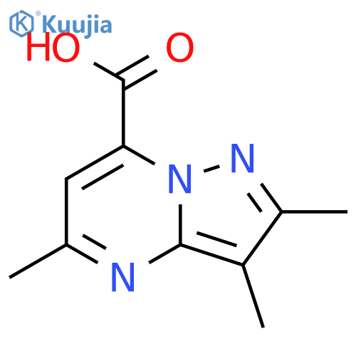 2,3,5-trimethylpyrazolo1,5-apyrimidine-7-carboxylic acid structure