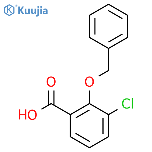 2-(Benzyloxy)-3-chlorobenzoic acid structure