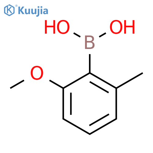 (2-Methoxy-6-methylphenyl)boronic acid structure