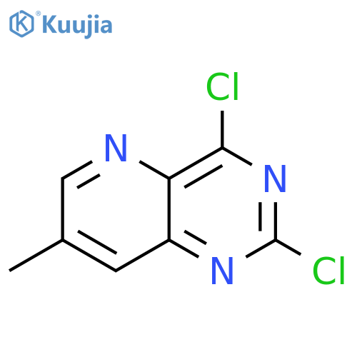 2,4-dichloro-7-methyl-pyrido[3,2-d]pyrimidine structure