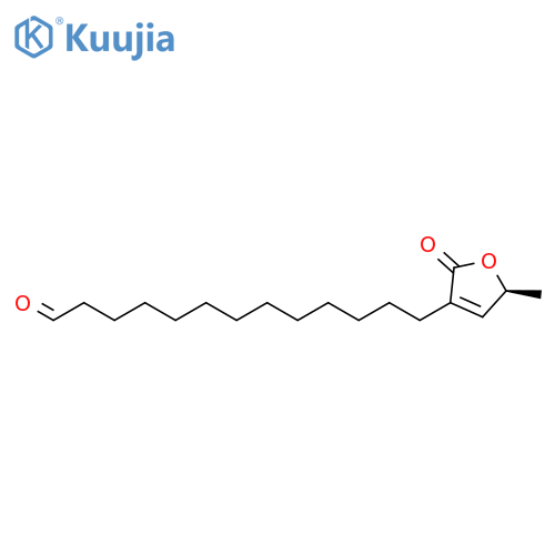 2,5-Dihydro-5-methyl-2-oxo-3-furantridecanal; (S)-form structure