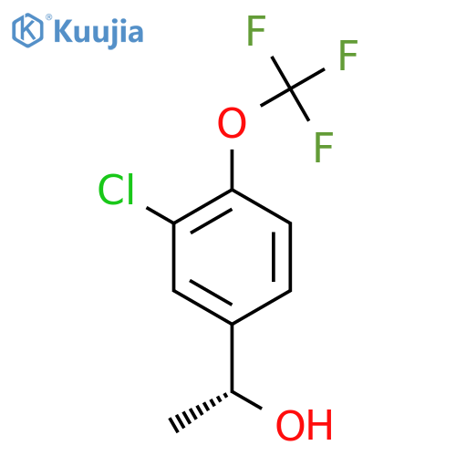 (1R)-1-3-chloro-4-(trifluoromethoxy)phenylethan-1-ol structure