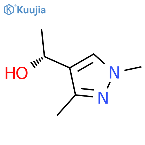 (1R)-1-(1,3-dimethyl-1H-pyrazol-4-yl)ethan-1-ol structure