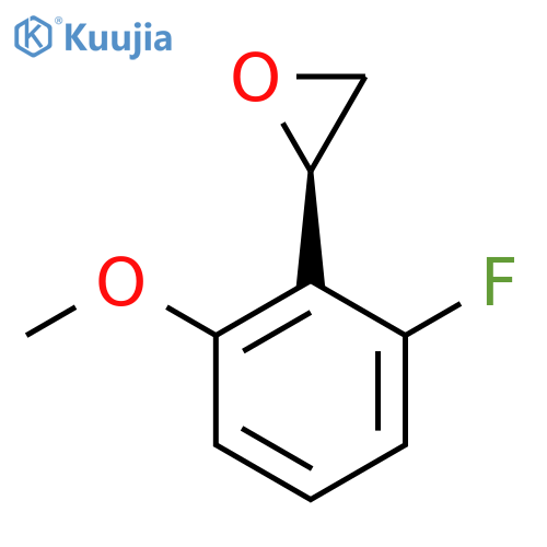 (2R)-2-(2-fluoro-6-methoxyphenyl)oxirane structure