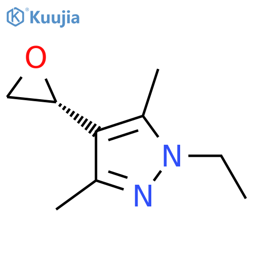 1-ethyl-3,5-dimethyl-4-(2R)-oxiran-2-yl-1H-pyrazole structure