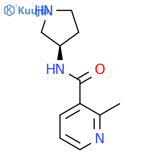 2-Methyl-N-[(3R)-pyrrolidin-3-yl]pyridine-3-carboxamide structure