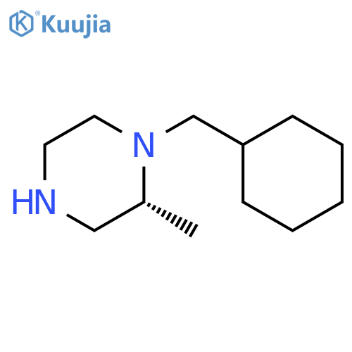 (R)-1-(cyclohexylmethyl)-2-methylpiperazine structure