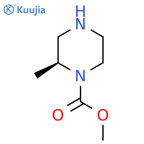 methyl (2S)-2-methylpiperazine-1-carboxylate structure