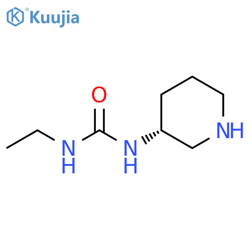 Urea, N-ethyl-N'-(3R)-3-piperidinyl- structure
