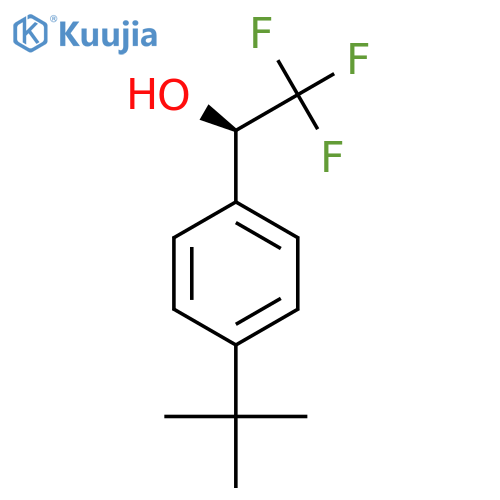 (1R)-1-(4-tert-butylphenyl)-2,2,2-trifluoroethan-1-ol structure