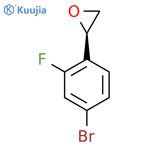 (2R)-2-(4-bromo-2-fluorophenyl)oxirane structure
