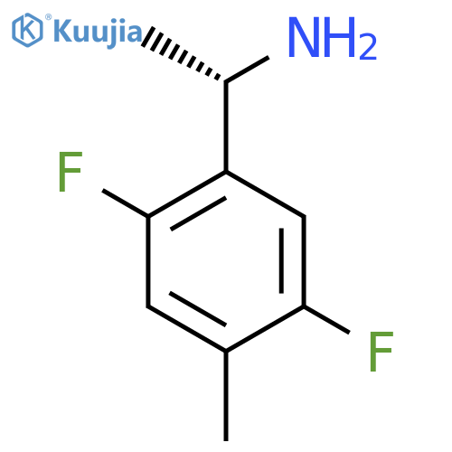 (1S)-1-(2,5-difluoro-4-methylphenyl)ethan-1-amine structure