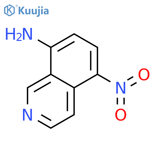 8-Amino-5-nitroisoquinoline structure
