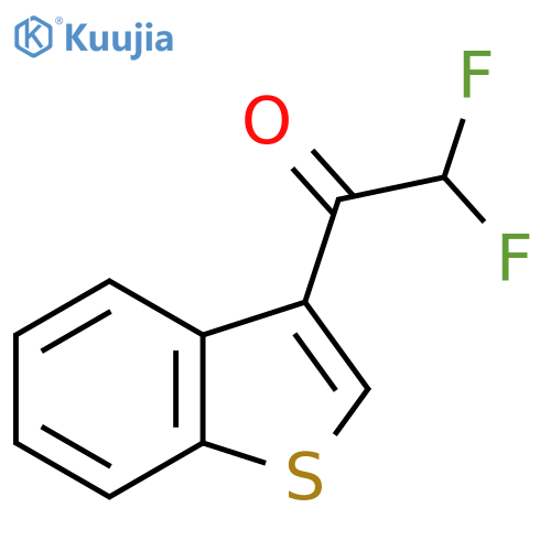 1-(1-benzothiophen-3-yl)-2,2-difluoroethan-1-one structure