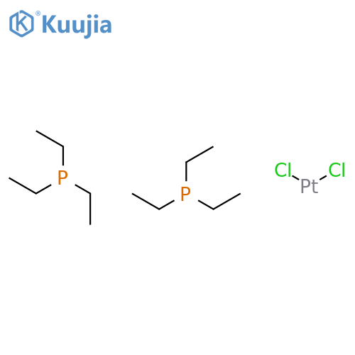cis-dichlorobis(triethylphosphine)-platinum(ii), structure