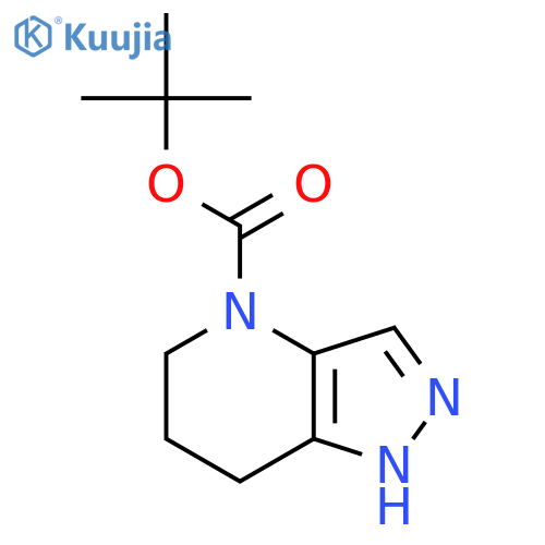 tert-butyl 1,5,6,7-tetrahydropyrazolo[4,3-b]pyridine-4-carboxylate structure