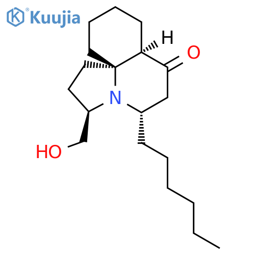 1H-Pyrrolo[2,1-j]quinolin-7(7aH)-one,5-hexyloctahydro-3-(hydroxymethyl)-, (3R,5S,7aR,11aR)-rel- structure