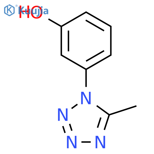 3-(5-Methyl-1H-tetrazol-1-yl)phenol structure