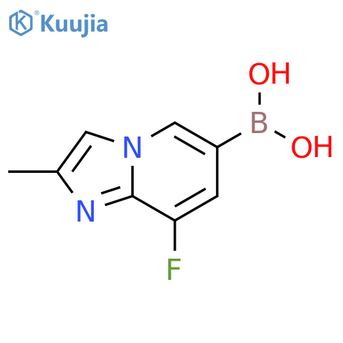 Boronic acid, B-(8-fluoro-2-methylimidazo[1,2-a]pyridin-6-yl)- structure