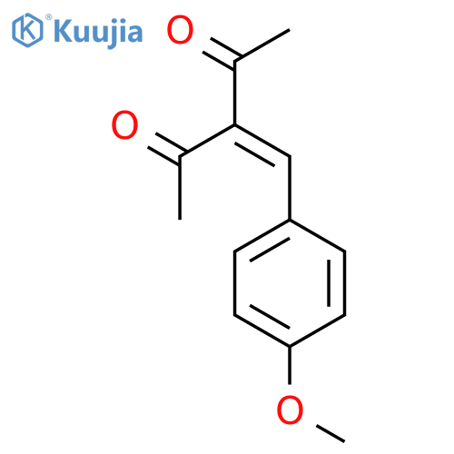 2,4-Pentanedione,3-[(4-methoxyphenyl)methylene]- structure