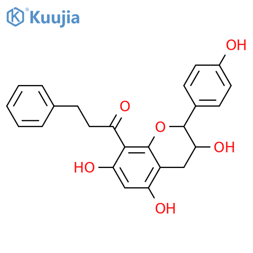 3,4',5,7-Tetrahydroxy-8-[3-(4-hydroxyphenyl)propanoyl]flavan; (2S,3R)-form, 4''-Deoxy structure
