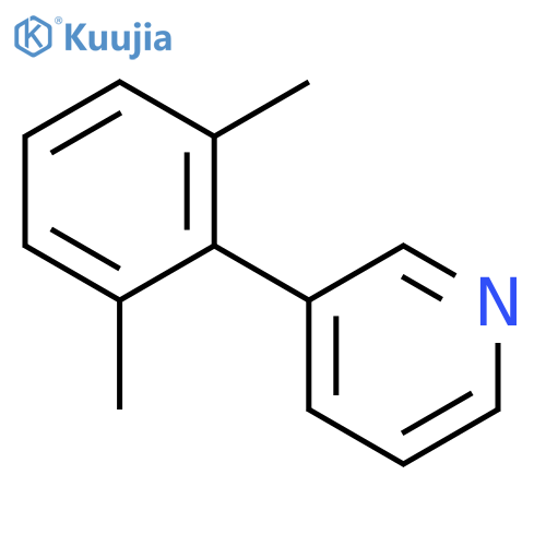 Pyridine, 3-(2,6-dimethylphenyl)- structure