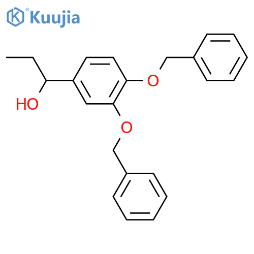 1-(3',4'-Dibenzyloxyphenyl)-1-propanol structure