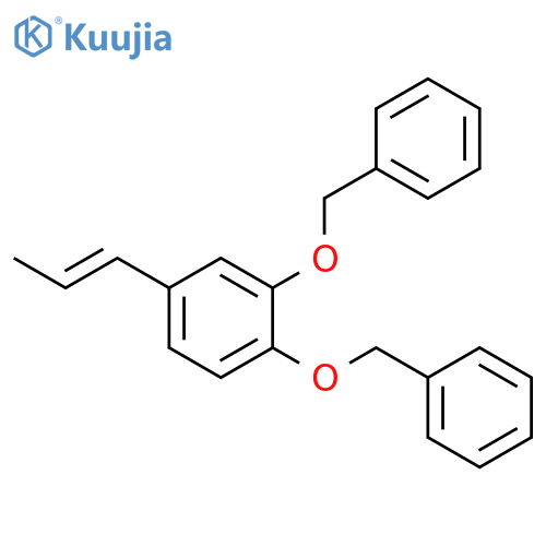 trans-beta-Methyl(3,4-dibenzyloxy)styrene structure
