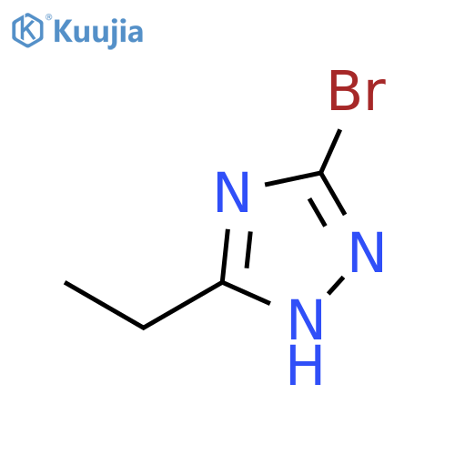 5-bromo-3-ethyl-1H-1,2,4-triazole structure