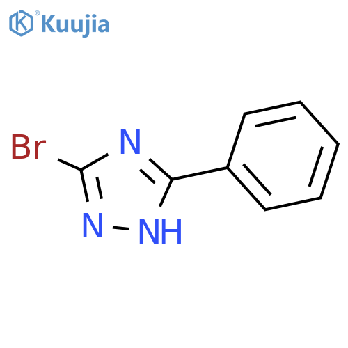 3-Bromo-5-phenyl-1H-1,2,4-triazole structure