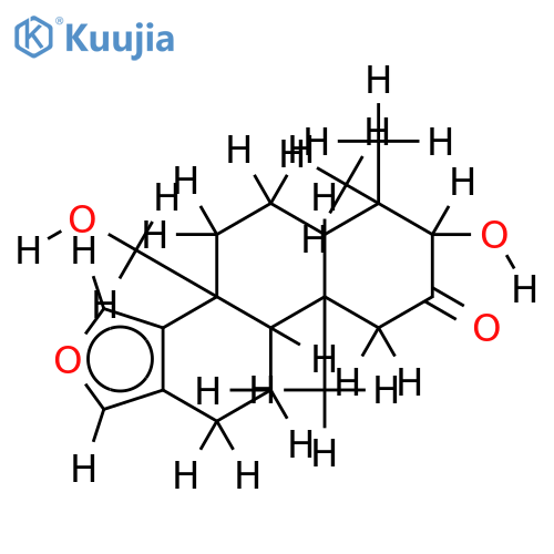 3alpha-form-3,17-Dihydroxy-13(16),14-spongiadien-2-one structure