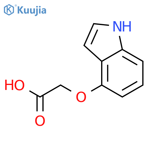 2-((1H-indol-4-yl)oxy)acetic acid structure