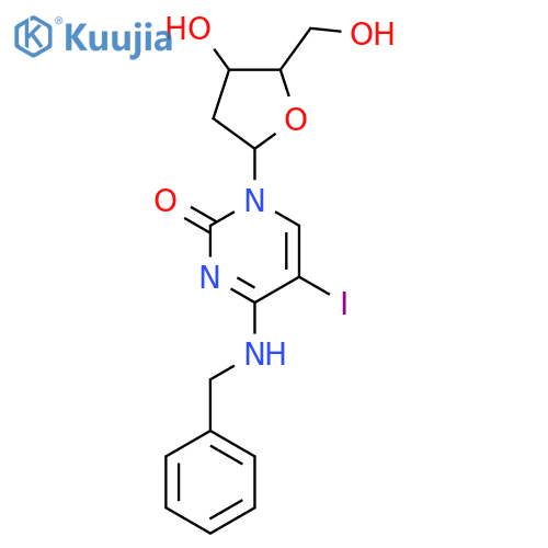 N-benzyl-2'-deoxy-5-iodocytidine structure
