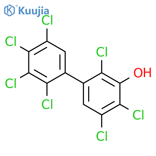 2,2',3',4,4',5,5'-Heptachloro-3-biphenylol structure