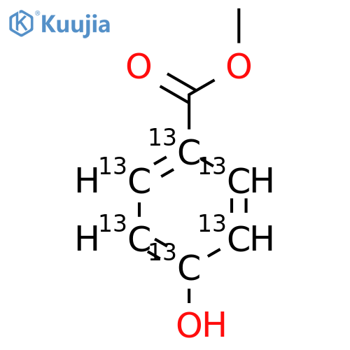 Methyl Paraben-13C6 structure