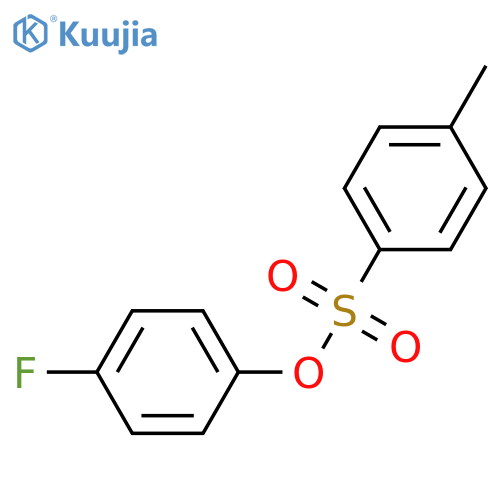 Phenol, 4-fluoro-, 4-methylbenzenesulfonate structure