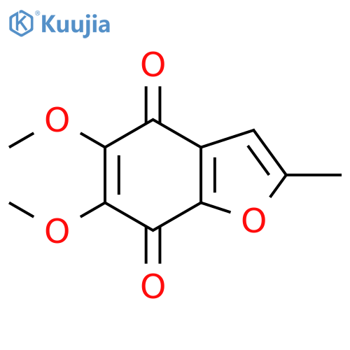4,7-Benzofurandione,5,6-dimethoxy-2-methyl- structure