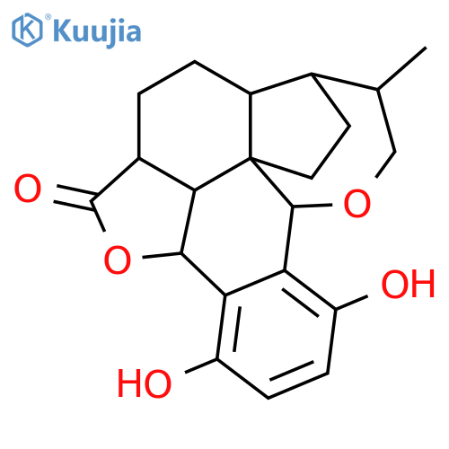 2H-5,12d-Ethanofuro[4',3',2':4,10]anthra[9,1-bc]oxepin-2-one,2a,3,4,4a,5,6,7,8a,12b,12c-decahydro-9,12-dihydroxy-6-methyl-,(2aR,4aS,5S,6S,8aS,12bS,12cS,12dR)-rel- (9CI) structure