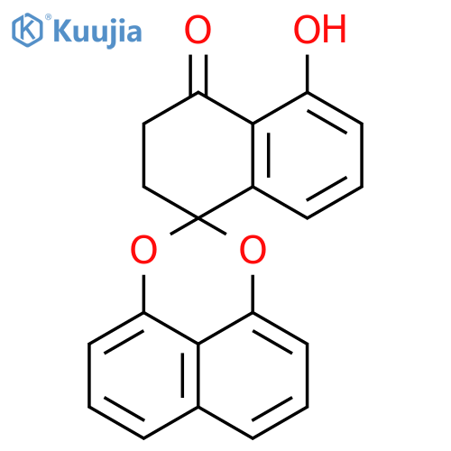 Spiro[naphthalene-1(4H),2'-naphtho[1,8-de][1,3]dioxin]-4-one,2,3-dihydro-5-hydroxy- structure