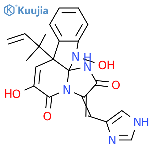 Meleagrin; O-De-Me structure