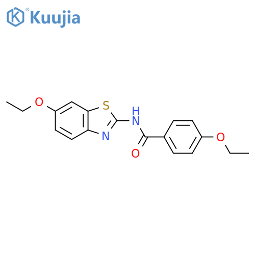 4-ethoxy-N-(6-ethoxy-1,3-benzothiazol-2-yl)benzamide structure