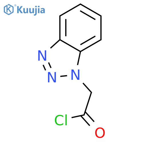 Benzotriazol-1-yl-acetylchloride structure